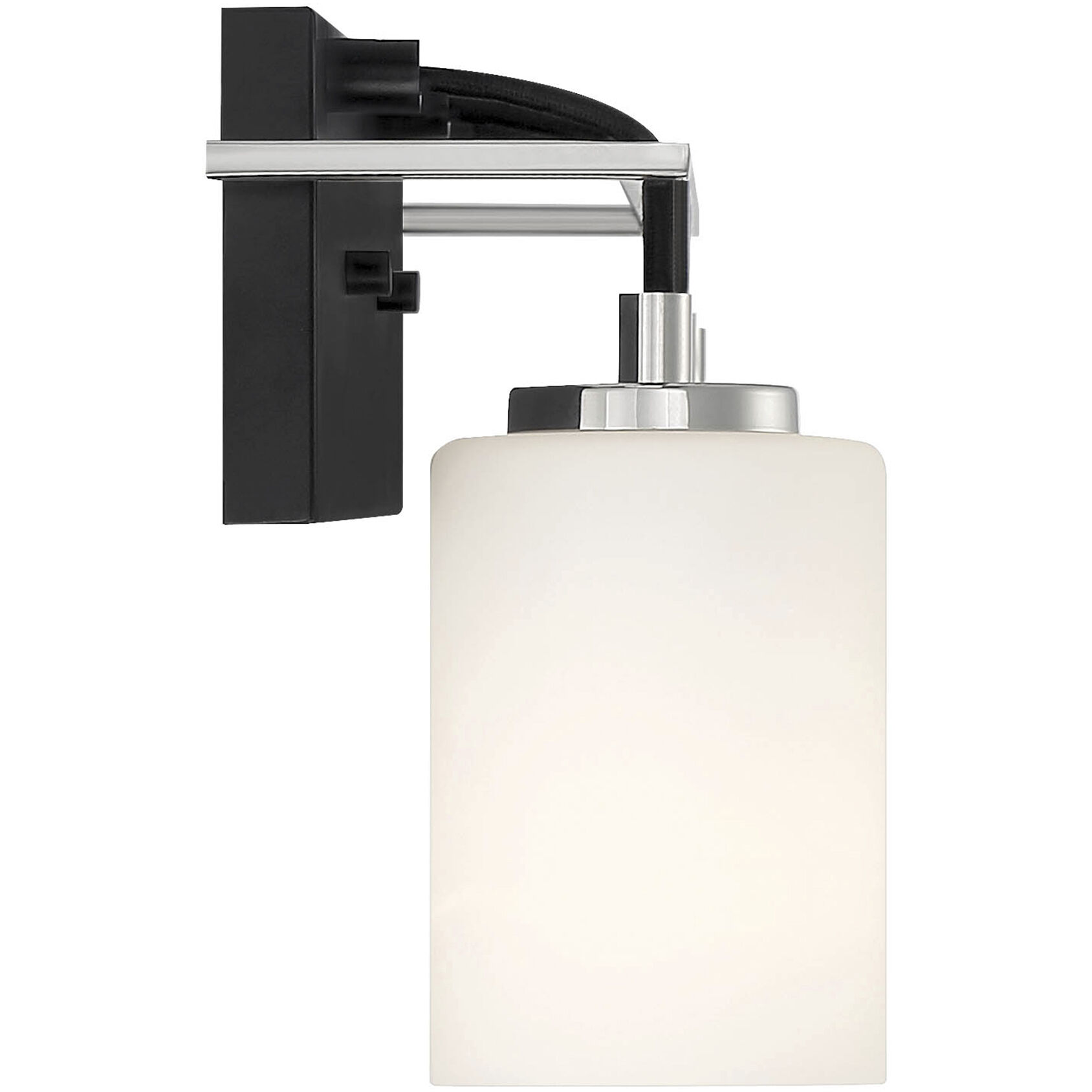 Prince St 3 Light 24 inch Matte Black Vanity Light Wall Light